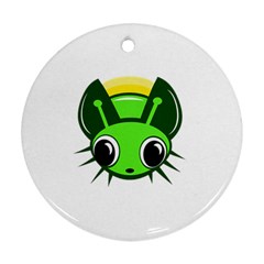 Transparent Firefly Ornament (round)  by Valentinaart