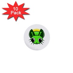 Transparent Firefly 1  Mini Buttons (10 Pack) 