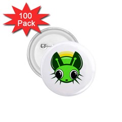 Transparent Firefly 1 75  Buttons (100 Pack) 