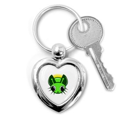 Transparent Firefly Key Chains (heart) 