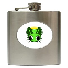 Transparent Firefly Hip Flask (6 Oz)