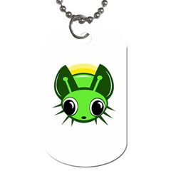 Transparent Firefly Dog Tag (two Sides)