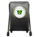 Transparent firefly Pen Holder Desk Clocks Front