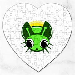 Transparent Firefly Jigsaw Puzzle (heart)