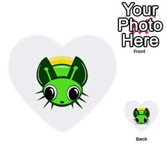 Transparent Firefly Multi-purpose Cards (heart)  by Valentinaart