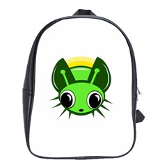 Transparent Firefly School Bags(large)  by Valentinaart