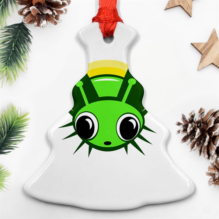 Transparent firefly Christmas Tree Ornament (2 Sides)