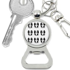 Black And White Fireflies Patten Bottle Opener Key Chains