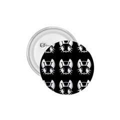 White And Black Fireflies  1 75  Buttons by Valentinaart