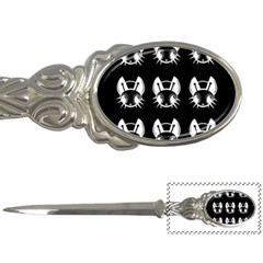 White And Black Fireflies  Letter Openers by Valentinaart