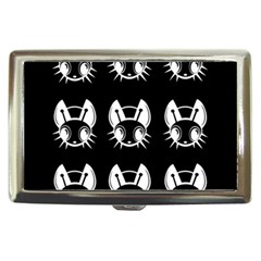 White And Black Fireflies  Cigarette Money Cases by Valentinaart