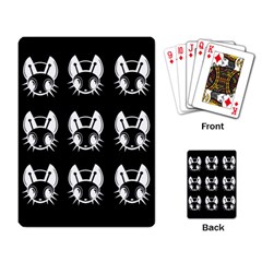 White And Black Fireflies  Playing Card