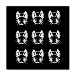 White And Black Fireflies  Face Towel