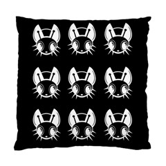 White And Black Fireflies  Standard Cushion Case (two Sides) by Valentinaart