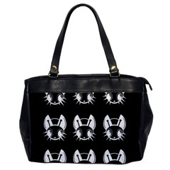 White And Black Fireflies  Office Handbags