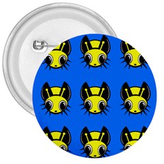 Yellow And Blue Firefies 3  Buttons