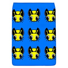 Yellow And Blue Firefies Flap Covers (l)  by Valentinaart