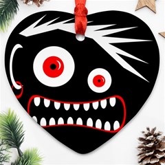 Crazy Monster Ornament (heart) 