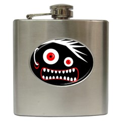 Crazy Monster Hip Flask (6 Oz)