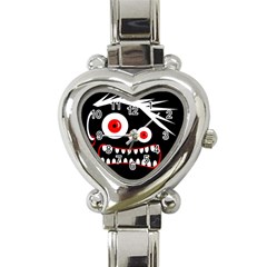 Crazy Monster Heart Italian Charm Watch by Valentinaart