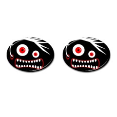 Crazy Monster Cufflinks (oval)