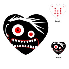 Crazy Monster Playing Cards (heart) 