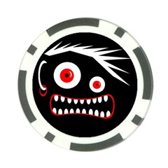 Crazy Monster Poker Chip Card Guards (10 Pack)  by Valentinaart