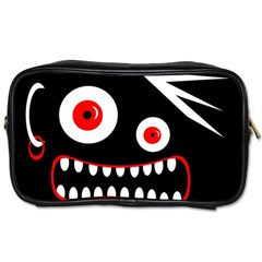 Crazy Monster Toiletries Bags 2-side by Valentinaart