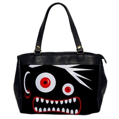 Crazy Monster Office Handbags by Valentinaart