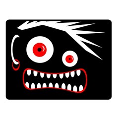 Crazy Monster Double Sided Fleece Blanket (small) 