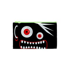 Crazy Monster Cosmetic Bag (xs) by Valentinaart