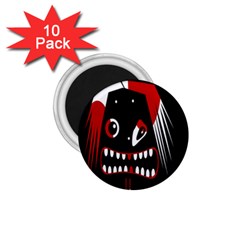 Zombie Face 1 75  Magnets (10 Pack)  by Valentinaart