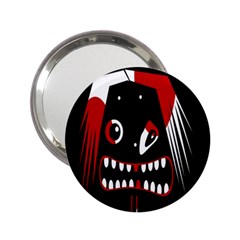 Zombie Face 2 25  Handbag Mirrors