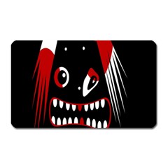 Zombie Face Magnet (rectangular) by Valentinaart