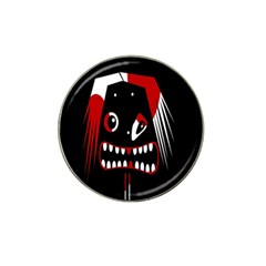 Zombie Face Hat Clip Ball Marker (10 Pack)