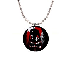 Zombie Face Button Necklaces by Valentinaart