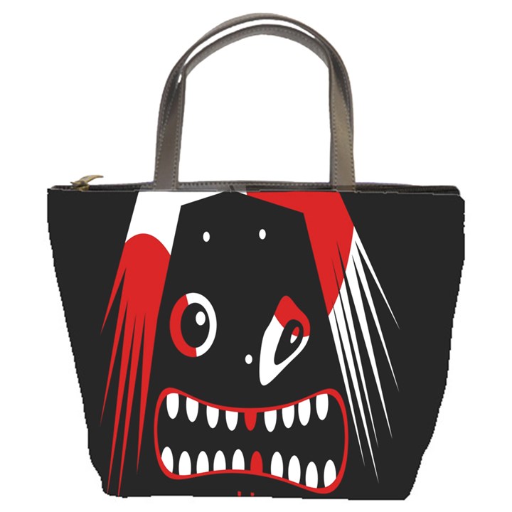 Zombie face Bucket Bags