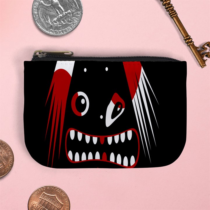 Zombie face Mini Coin Purses