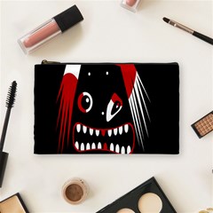 Zombie Face Cosmetic Bag (medium) 