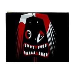 Zombie Face Cosmetic Bag (xl) by Valentinaart