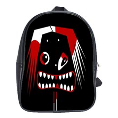 Zombie Face School Bags(large)  by Valentinaart