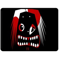 Zombie Face Fleece Blanket (large) 