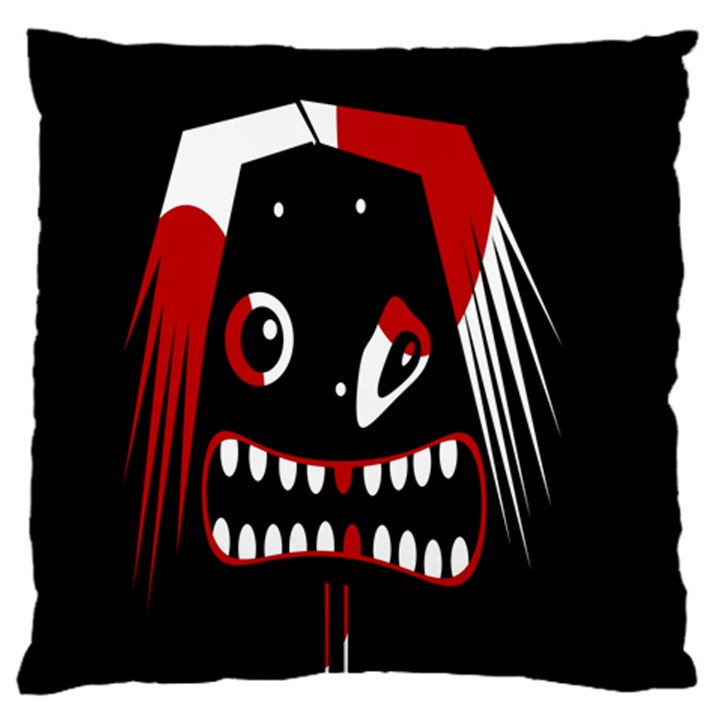 Zombie face Standard Flano Cushion Case (One Side)