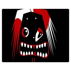 Zombie Face Double Sided Flano Blanket (medium) 