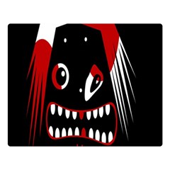 Zombie Face Double Sided Flano Blanket (large) 