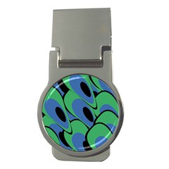 Peacock pattern Money Clips (Round) 