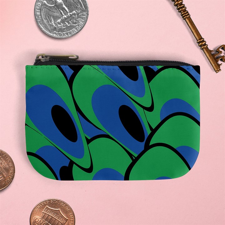 Peacock pattern Mini Coin Purses