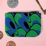 Peacock pattern Mini Coin Purses Back