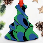 Peacock pattern Ornament (Christmas Tree) Front