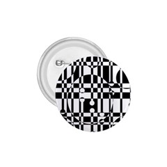 Black and white pattern 1.75  Buttons